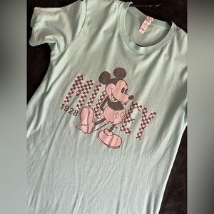 Mint Green Mickey Shirt. Perfect For Disney Trip